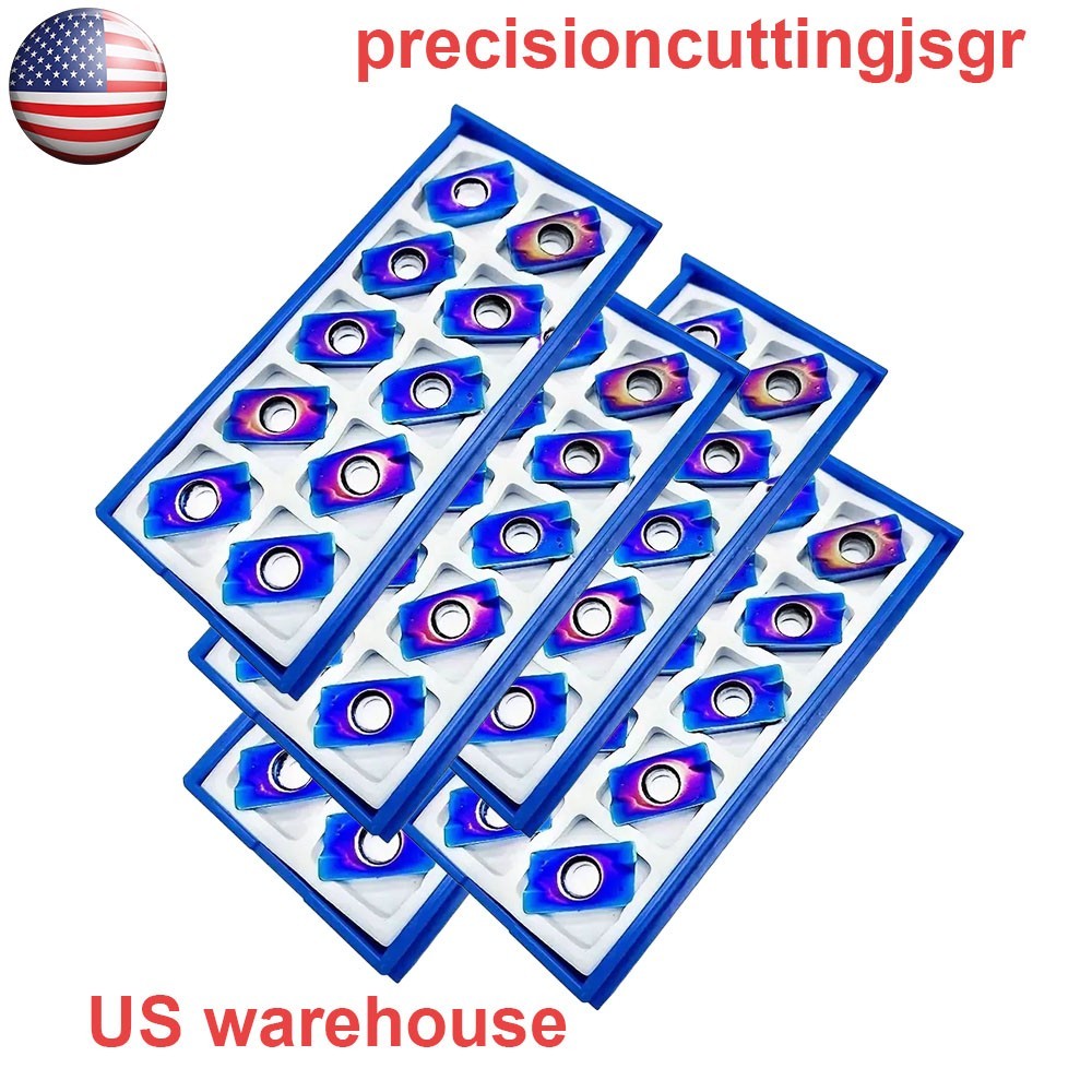 50pcs APMT1604 PDER-DP Carbide Inserts for 400R Milling Nano Blue HRC65