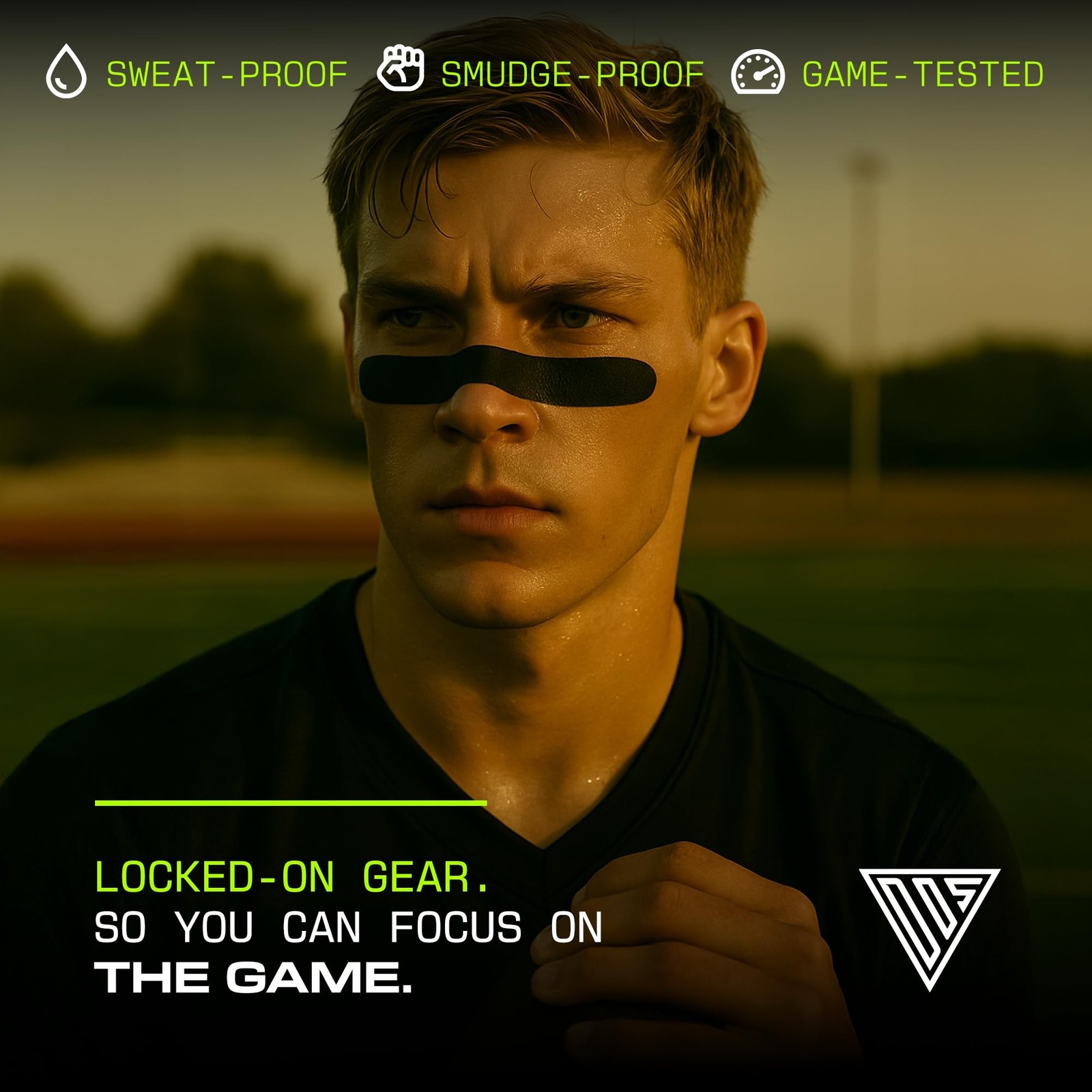 DRIP Strips Pro-Grade Eye Black Stickers, 24 Pack, Natural Flex & Stretch Eye…