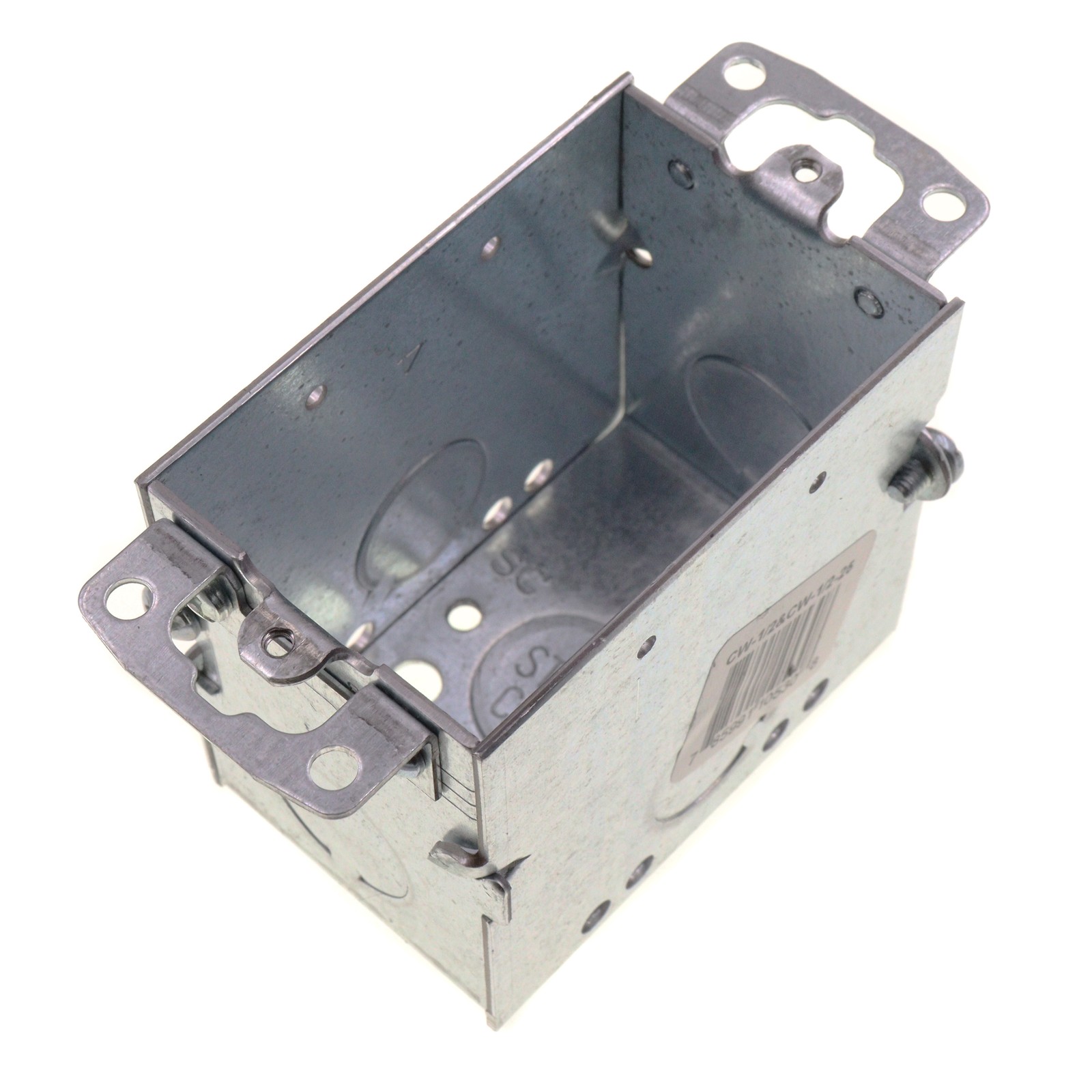 STEEL CITY CW-1/2 OLD-WORK STEEL DEVICE SWITCH BOX, 1-GANG, 1/2″ KO, 2-3/4″ DEEP