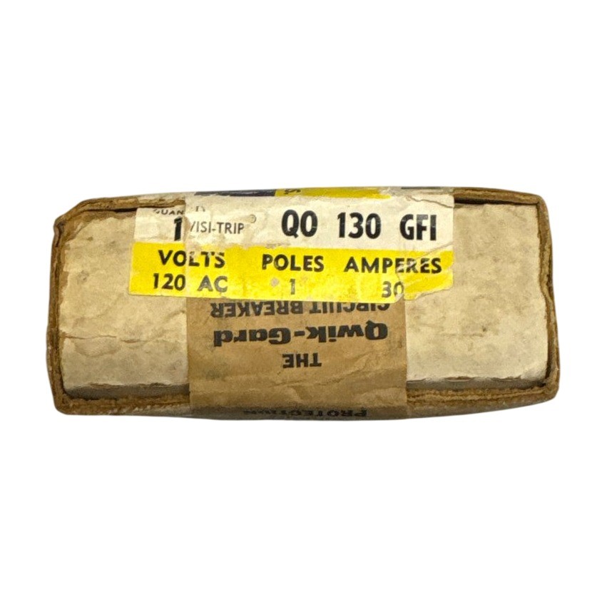 Square D QO130GFI 30A 1-Pole 120V GFCI Circuit Breaker Qwik-Gard NOS
