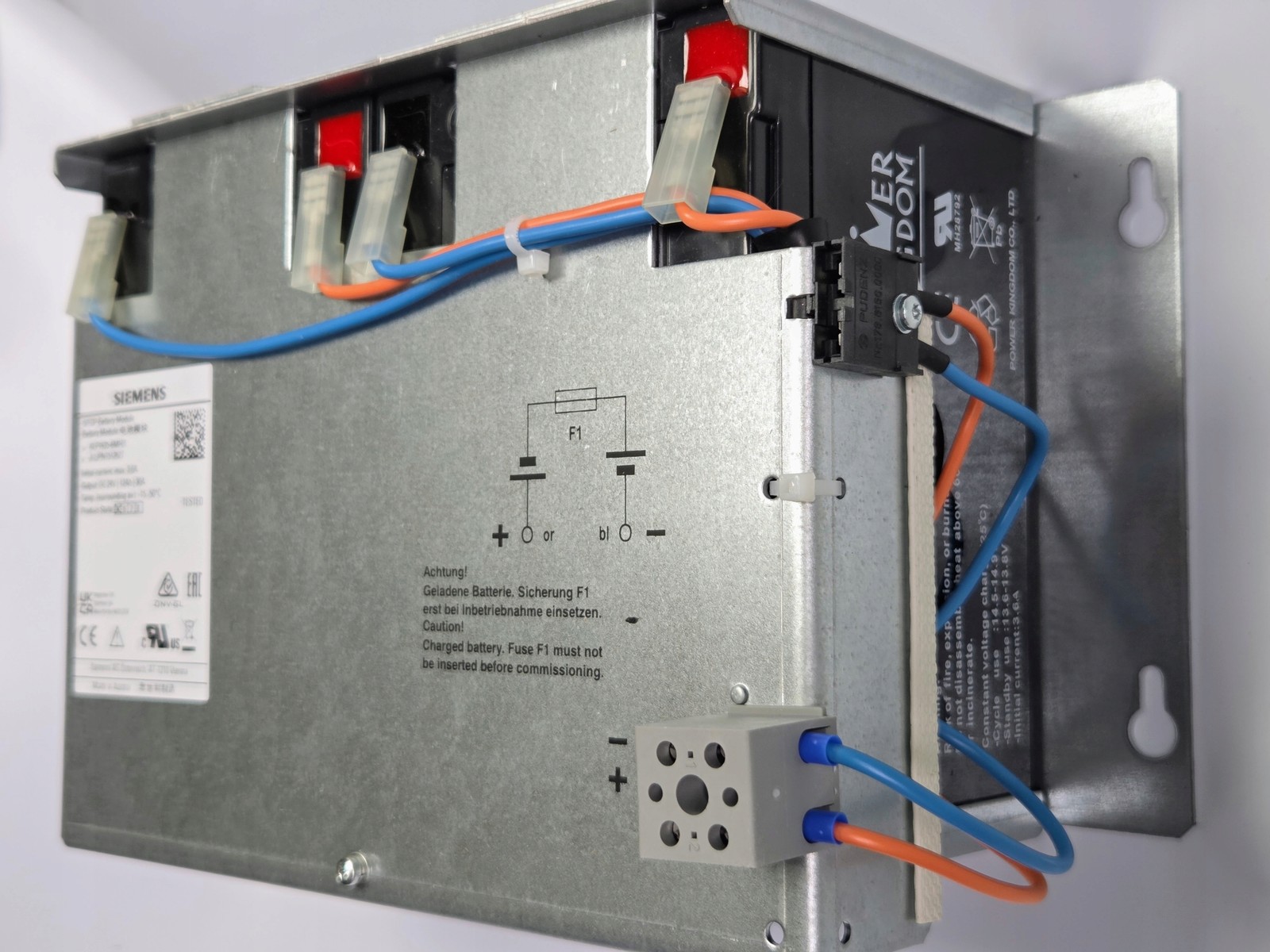 Siemens SITOP 6EP1935-6MF01 Battery Module 24V 12Ah DC UPS
