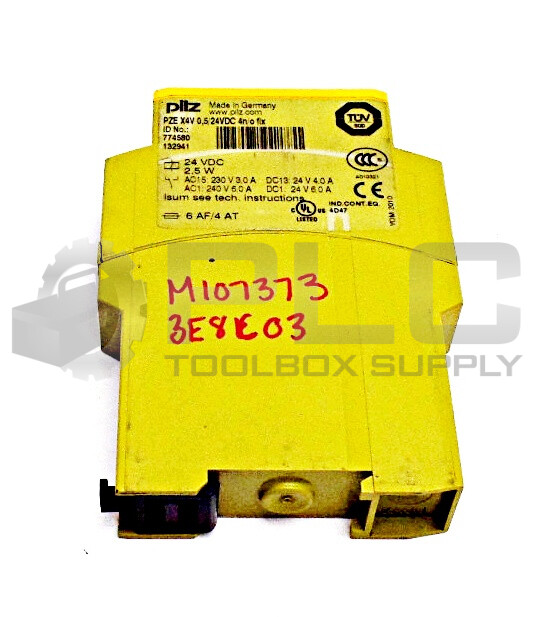 PILZ PZEX4V0,5/24VDC4N/OFIX SAFETY RELAY 774580 132941 PZEX4V0524VDC4NOFIX