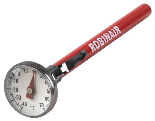 Dial Thermometer 1 Inch Face -40 to +70 Degrees Celsius Adjustable Pocket A/C