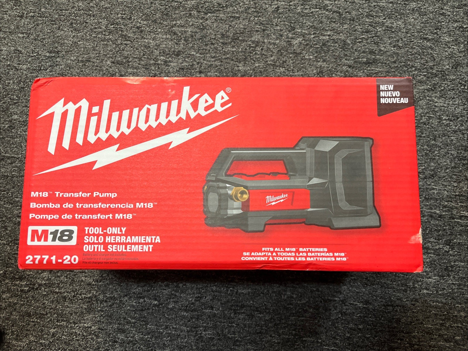 Milwaukee 2771-20 M18™ Transfer Pump (Tool Only) FREE S&H!!