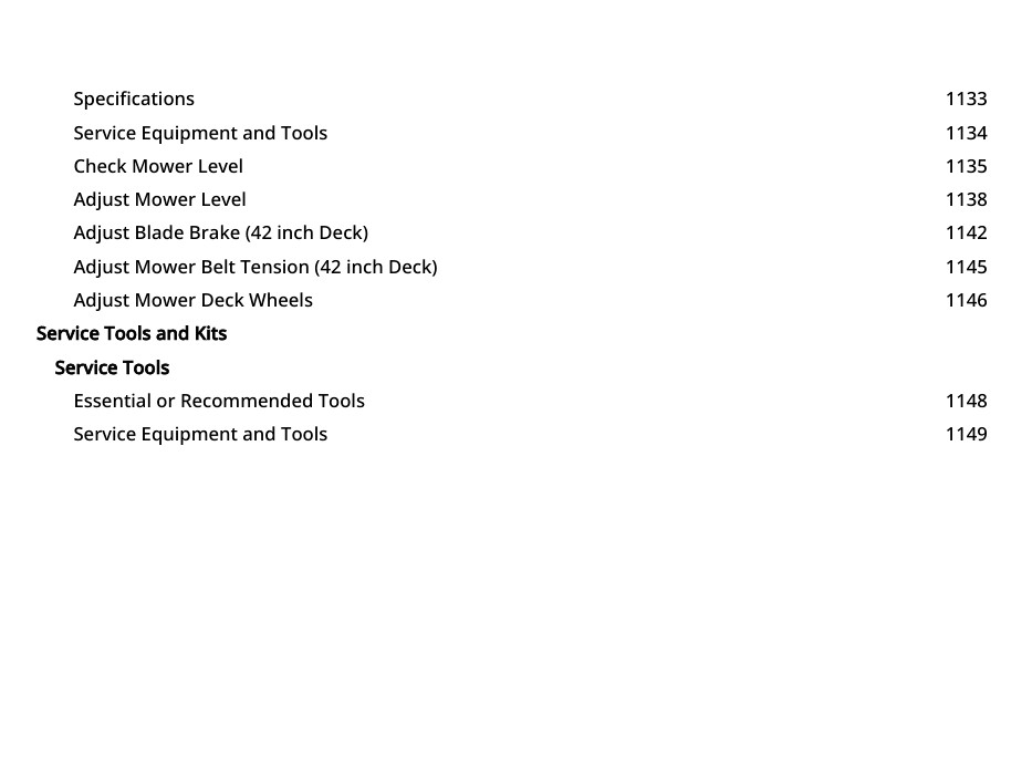 John Deere D100 D105 D110 D120 D125 D130 Tractor Technical Service Manual 113219