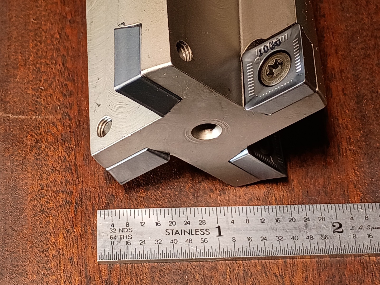 (1)Ingersoll QuadBore 15C1J2081R01 2″ Mill W/ New SHLT140508TN-HR IN1030 Inserts