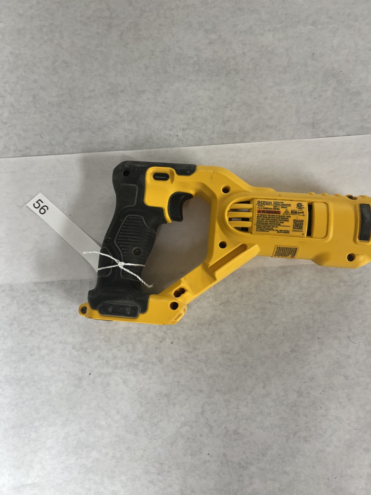 DEWALT DCE531 20V MAX Concrete Pencil Vibrator Tool Only #56