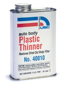 Auto Body Plastic Thinner, “Honey”, 16 oz. – 3 Each USC-40010