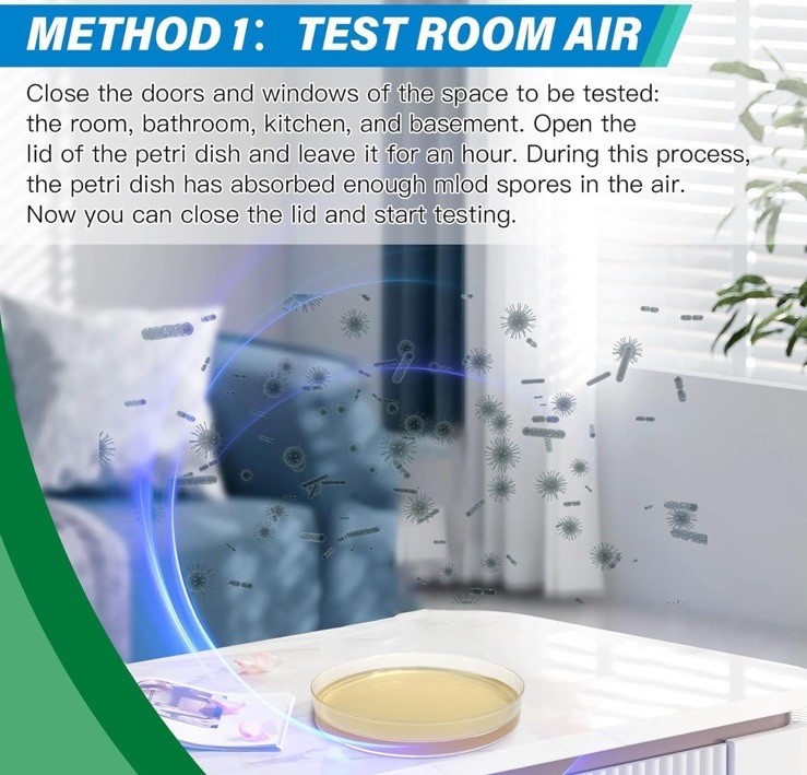 Mold Test Kit for Home – 12 Simple Detection Tests,Test HVAC System,Home Surf…