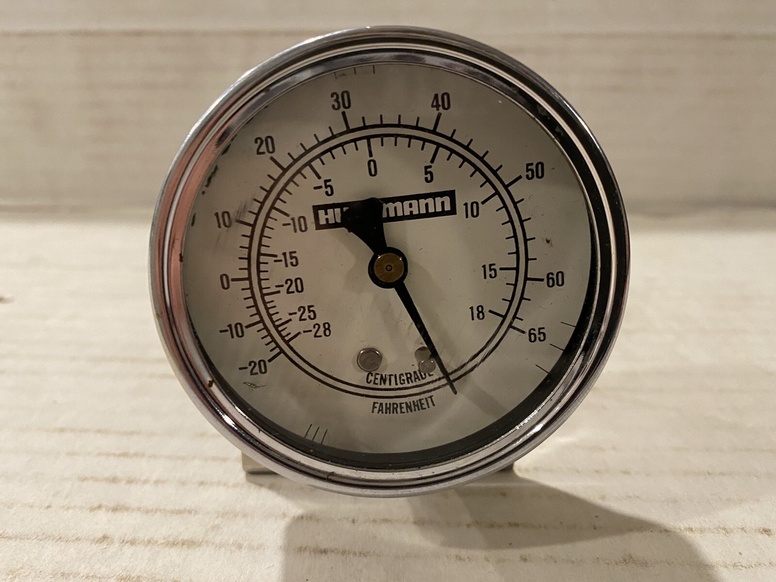 Hussmann Temperature Gauge -20 -65 Degree F / -28 To 18 Degrees C W/ Mount *B170