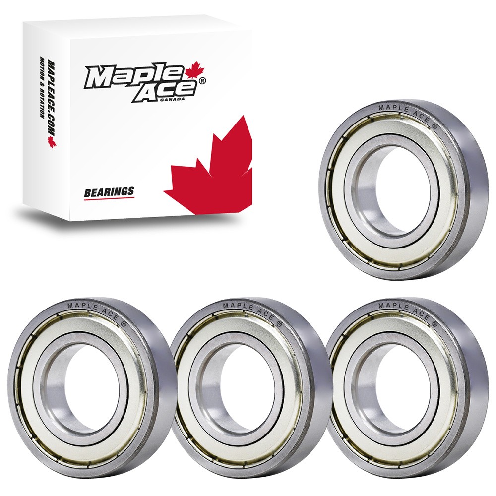 6001-ZZ Ball Bearing 12x28x8mm 6001 ZZ Metal Shielded (Qty 4)