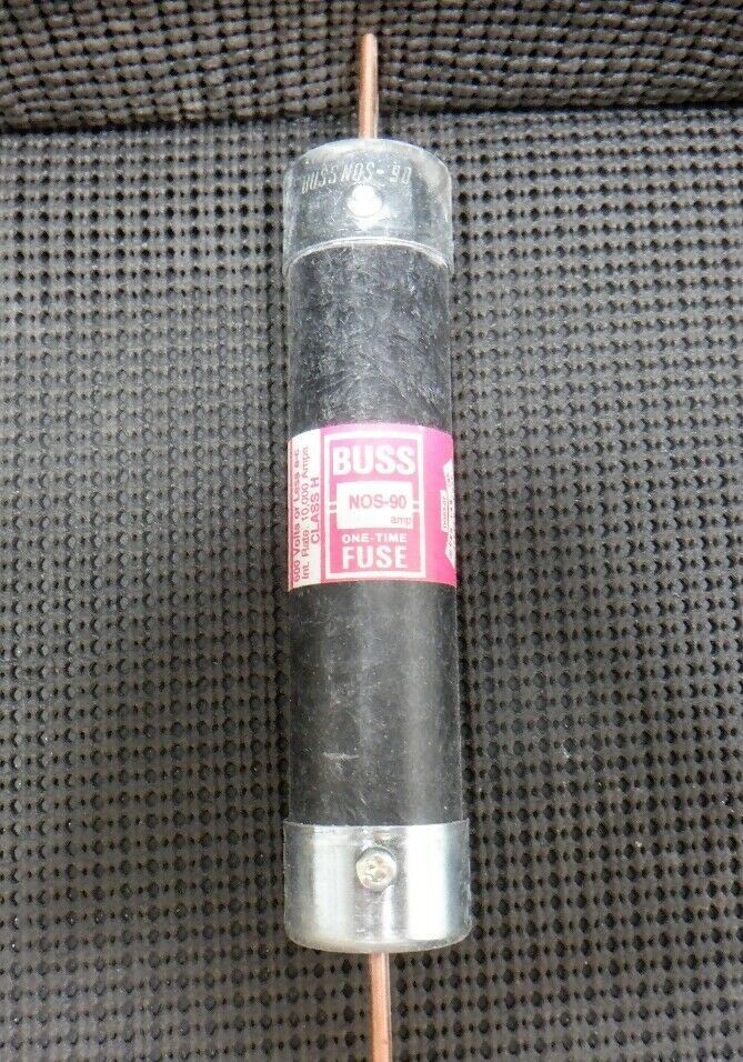 Bussmann NOS-90 Class H 90A 600V One-Time Fuse NOS 90
