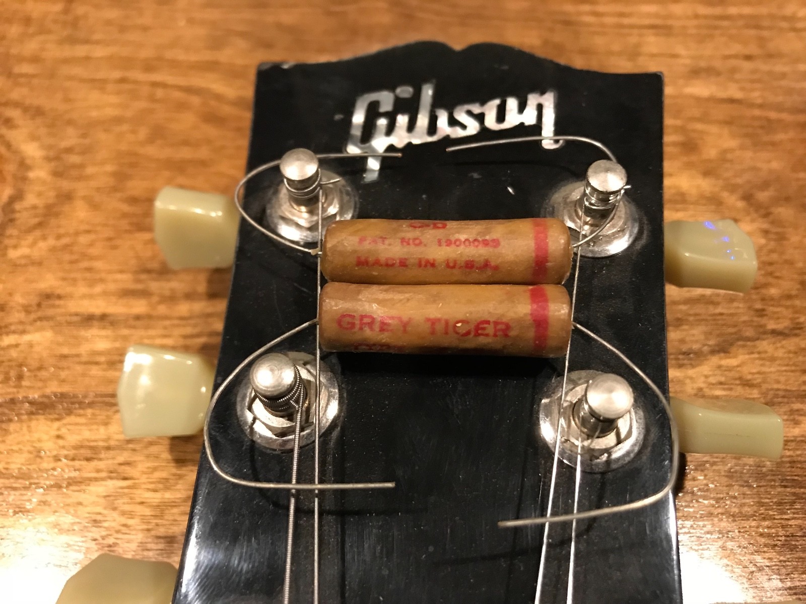 Pair 1950s NOS Cornell Dubilier Grey Tiger Tone Capacitors 02uf 400v RAR G2U