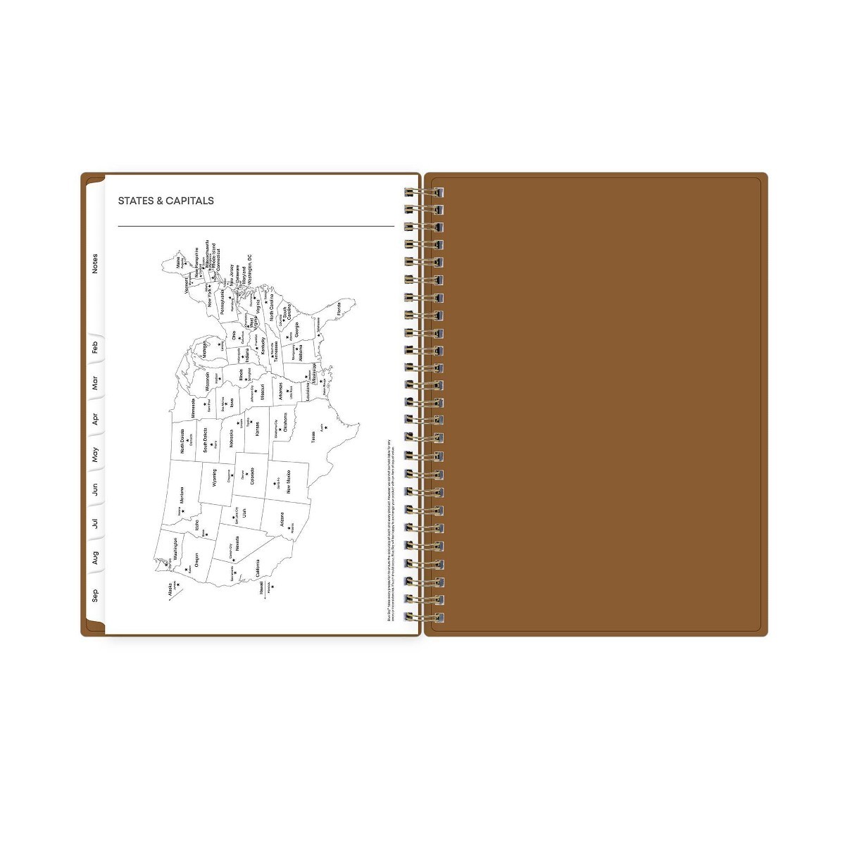 Blue Sky 2026 Weekly/Monthly 15 Months Planner and Notes 5.875″x8.625″