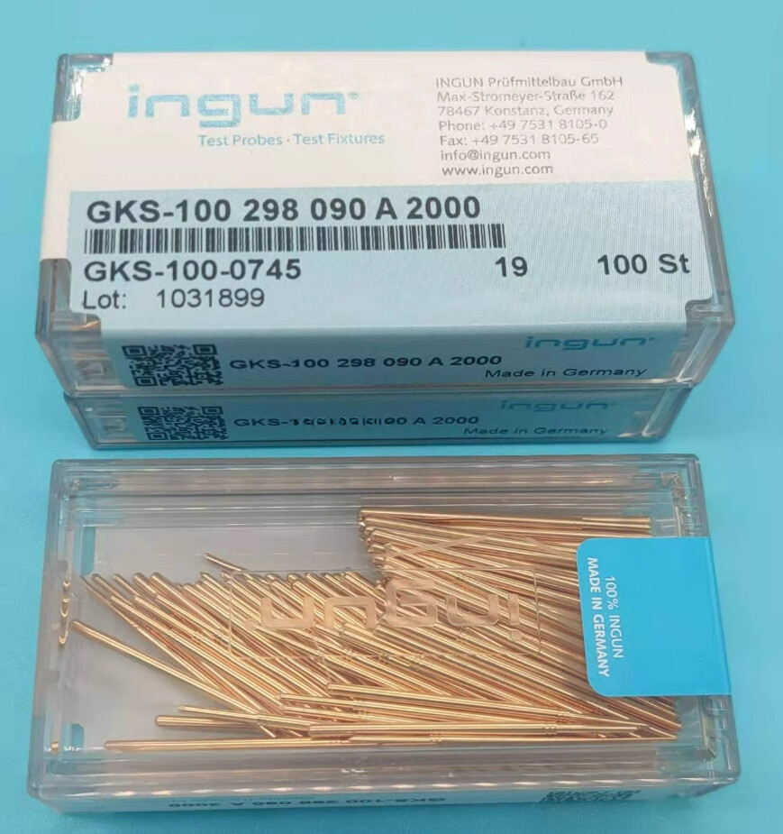 One box of 100PCS INGUN probe GKS-100 298 090 A 2000 shield tip needle 100MIL