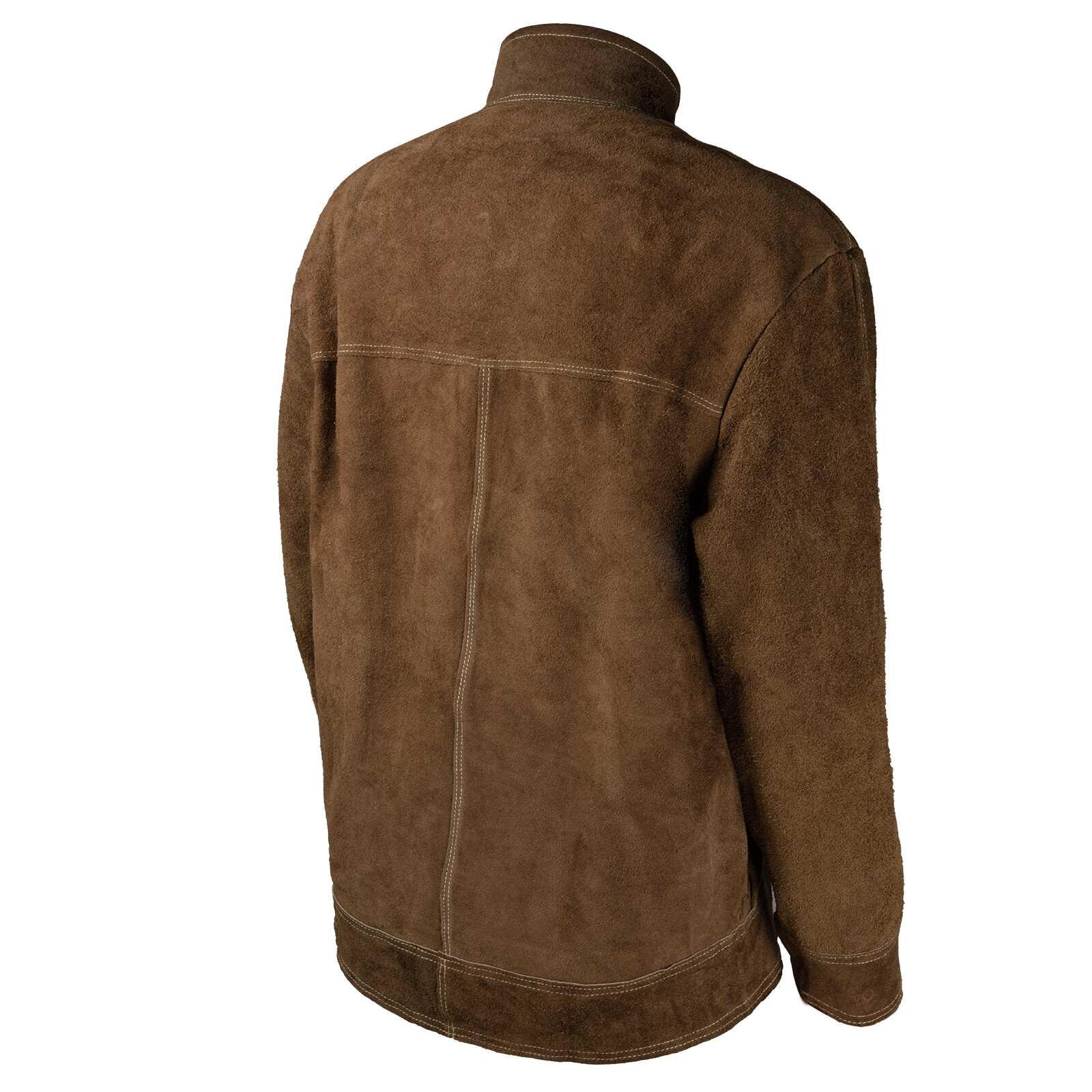 Cowhide Leather Welding Jacket, Flame-Resistant Heavy Duty Welder Jacket