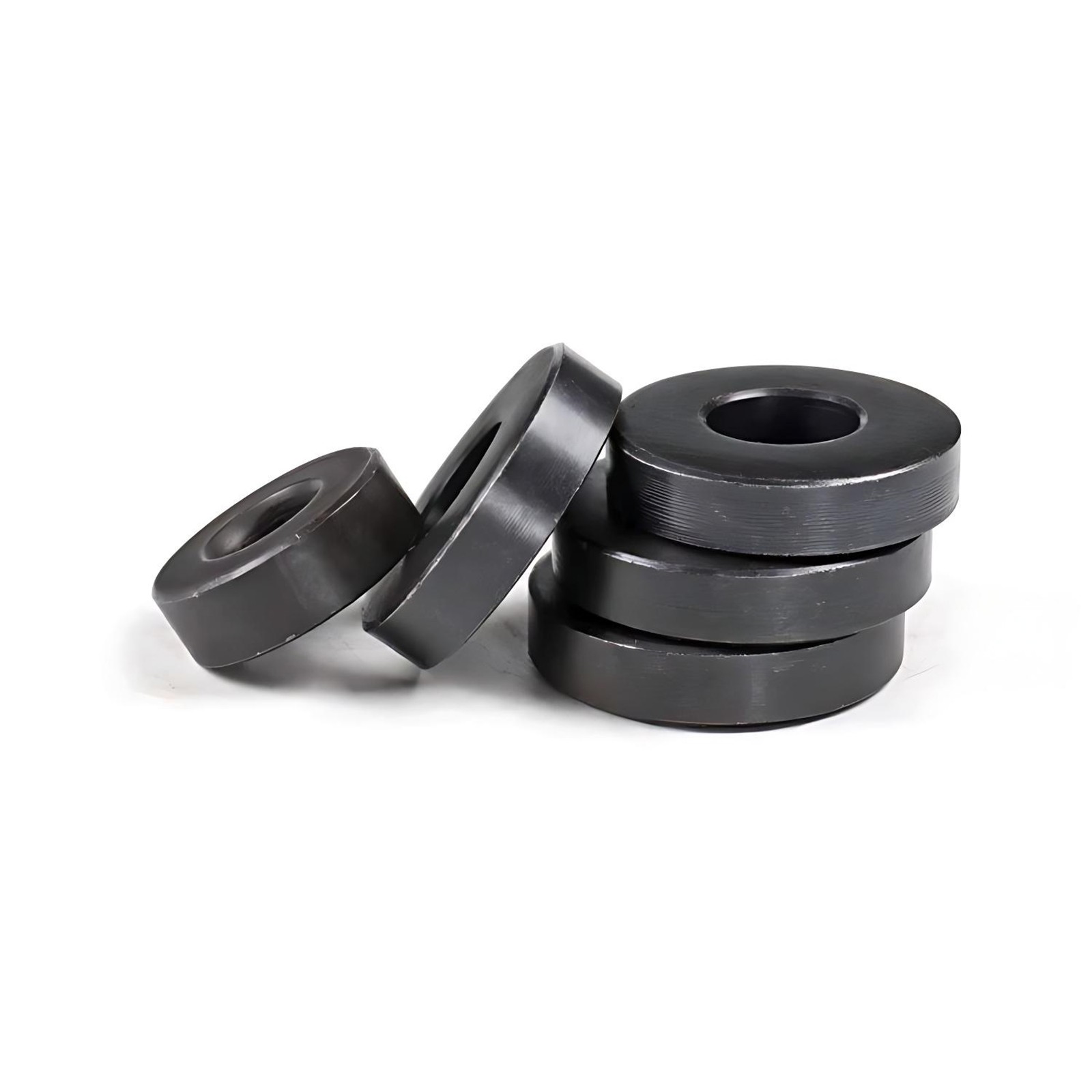 EXTRA THICK FLAT SPACER WASHERS BLACK CARBON STEEL DIN 7349 METRIC SIZES M6-M30