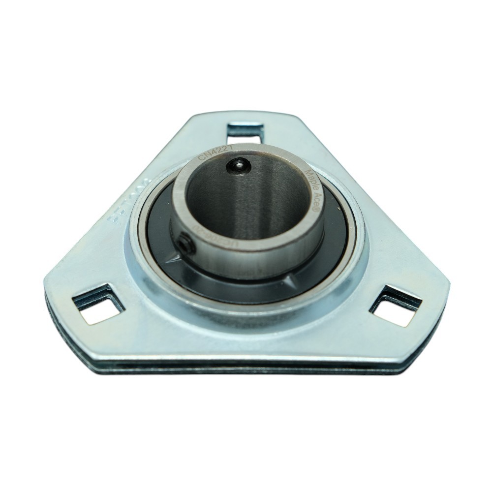 UCPFT205-16 Pressed Steel Housing Triangle Flanged 3-Bolt with Insert Bearing 1″