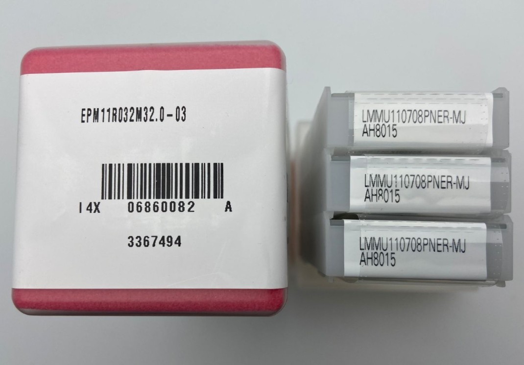 30pcs Tungaloy inserts and holder: EPM11R032M32.0-03, LMMU110708PNER-MJ AH8015