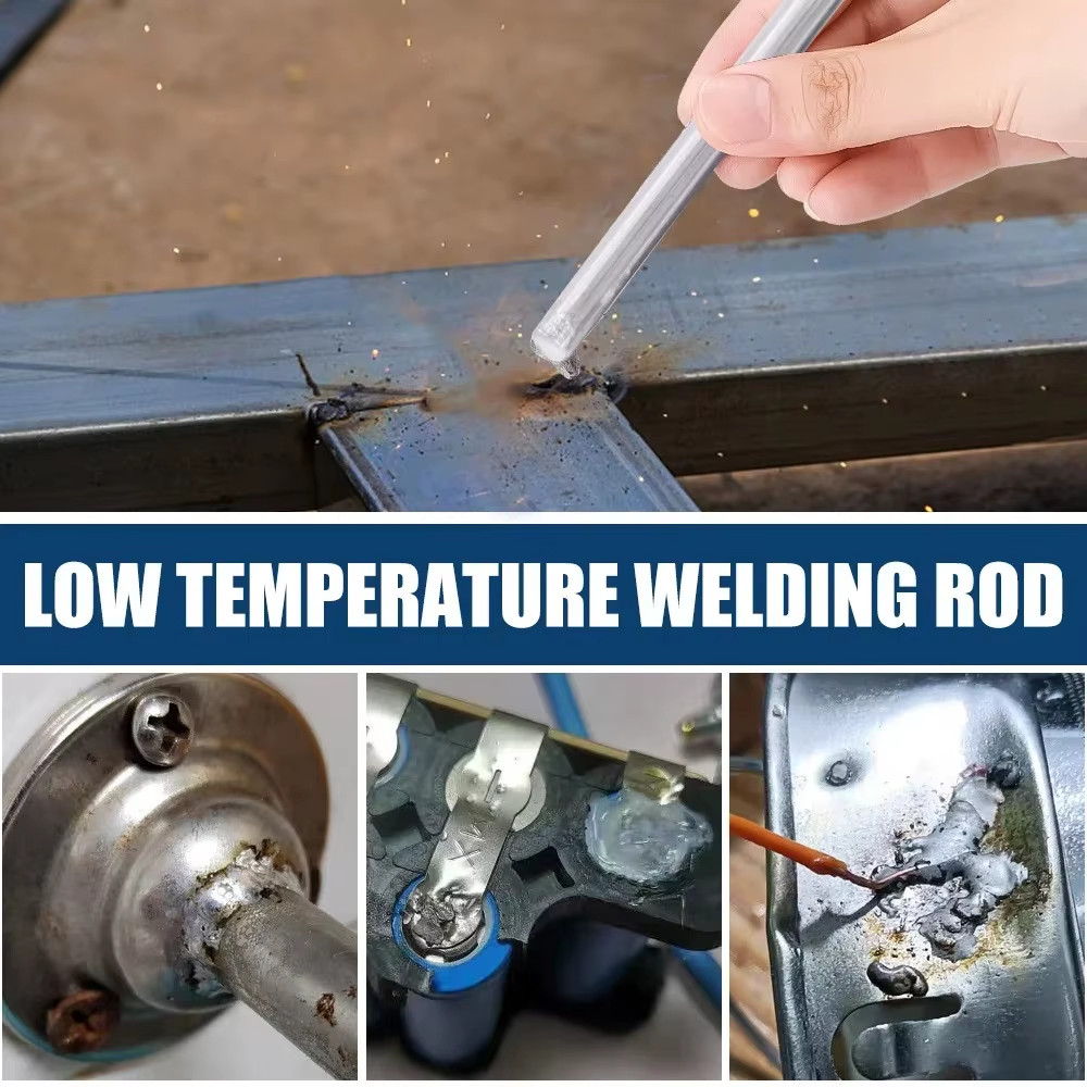 20-Pack Low Temperature Aluminum Welding Rods – Easy Melt No-Flux Solder Sticks