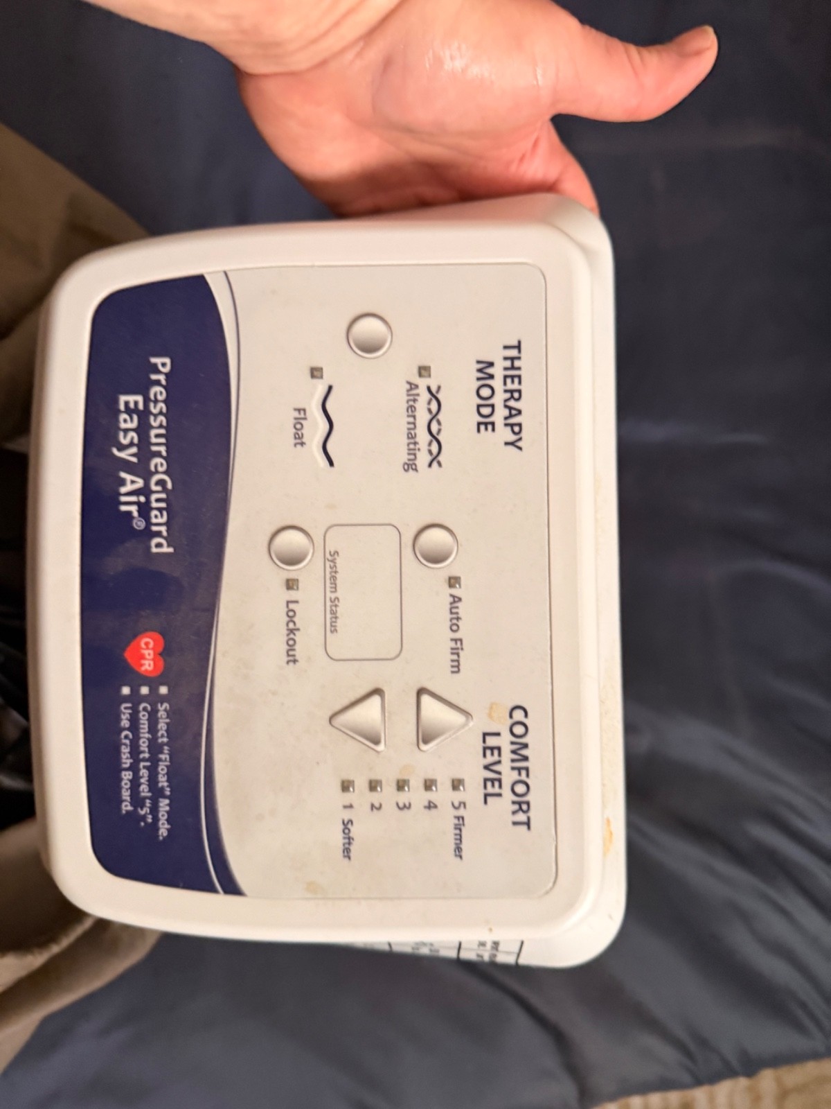 Span America PressureGuard Easy Air Mattress System & Invacare Hospital Bed