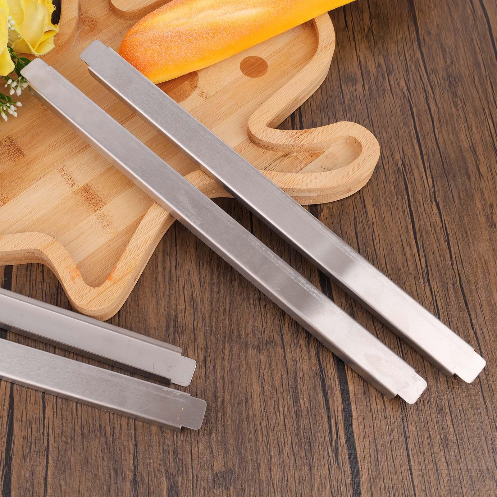 6pcs Steam Table Dividers, 32cm/12.6 Inch Stainless Steel Metal Food Divider …