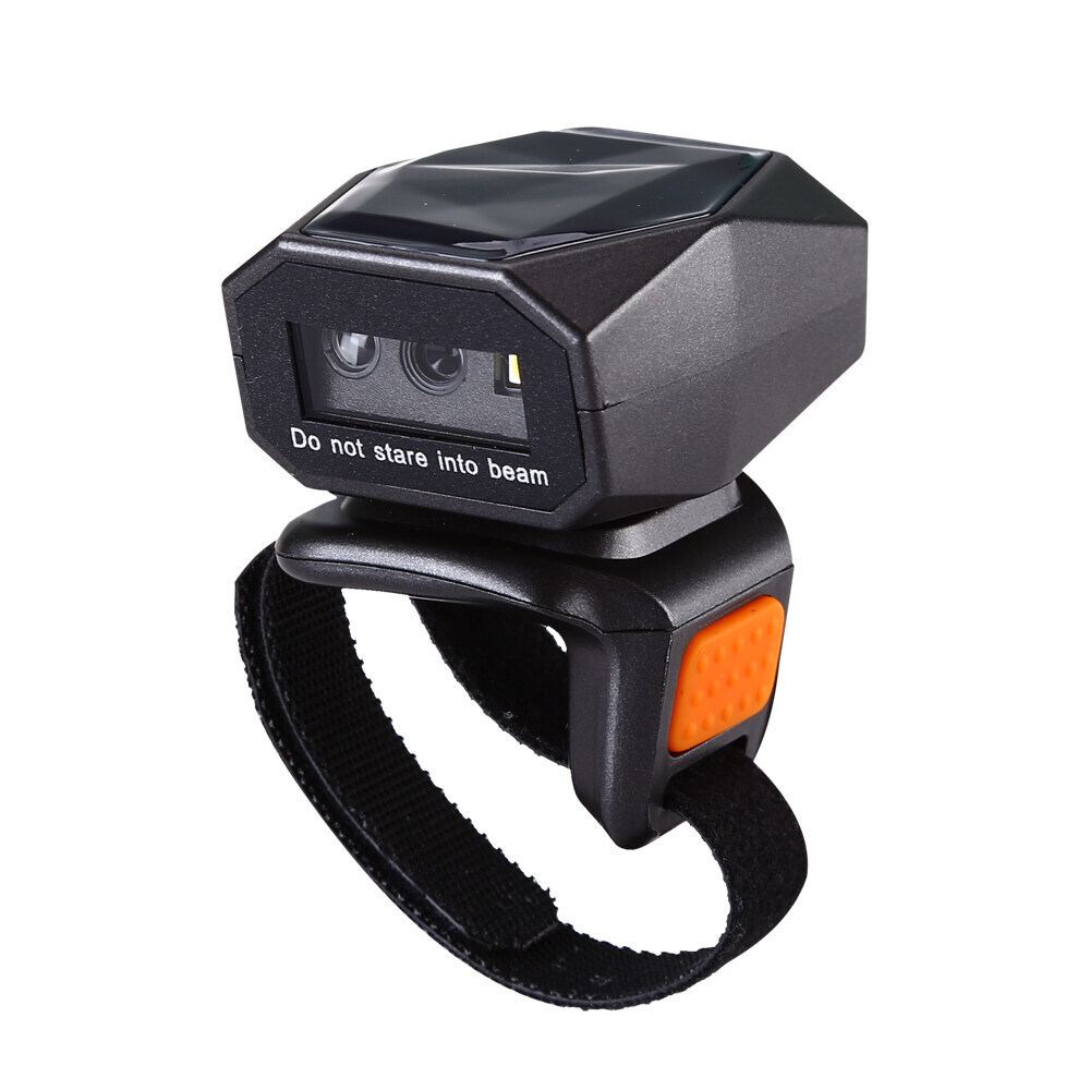 Eyoyo 2D QR Code Ring Barcode Scanner Wireless Reader for POS PC Mac OS Used