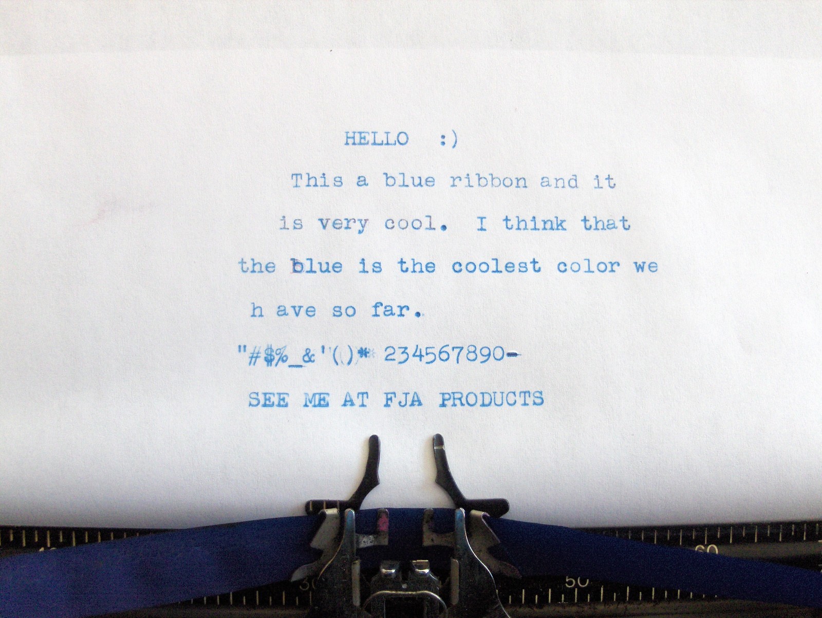 Olympia SM9 Blue Ink Typewriter Ribbon + Free Shipping