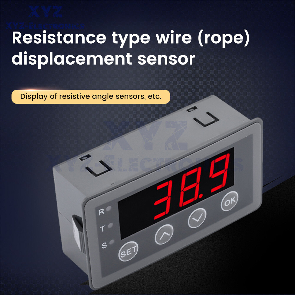 DC 6/8-25V 40/50mA 0.56″ 4-digit Tube Potentiometer Sensor Digital Display Meter