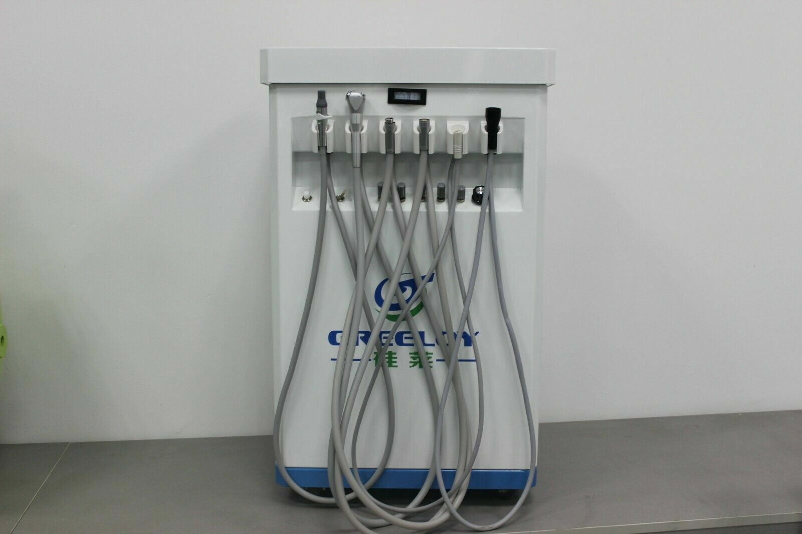 Dental Cart Delivery Unit GU-P209&Air Compressor Curing light Scaler 4H US STOCK
