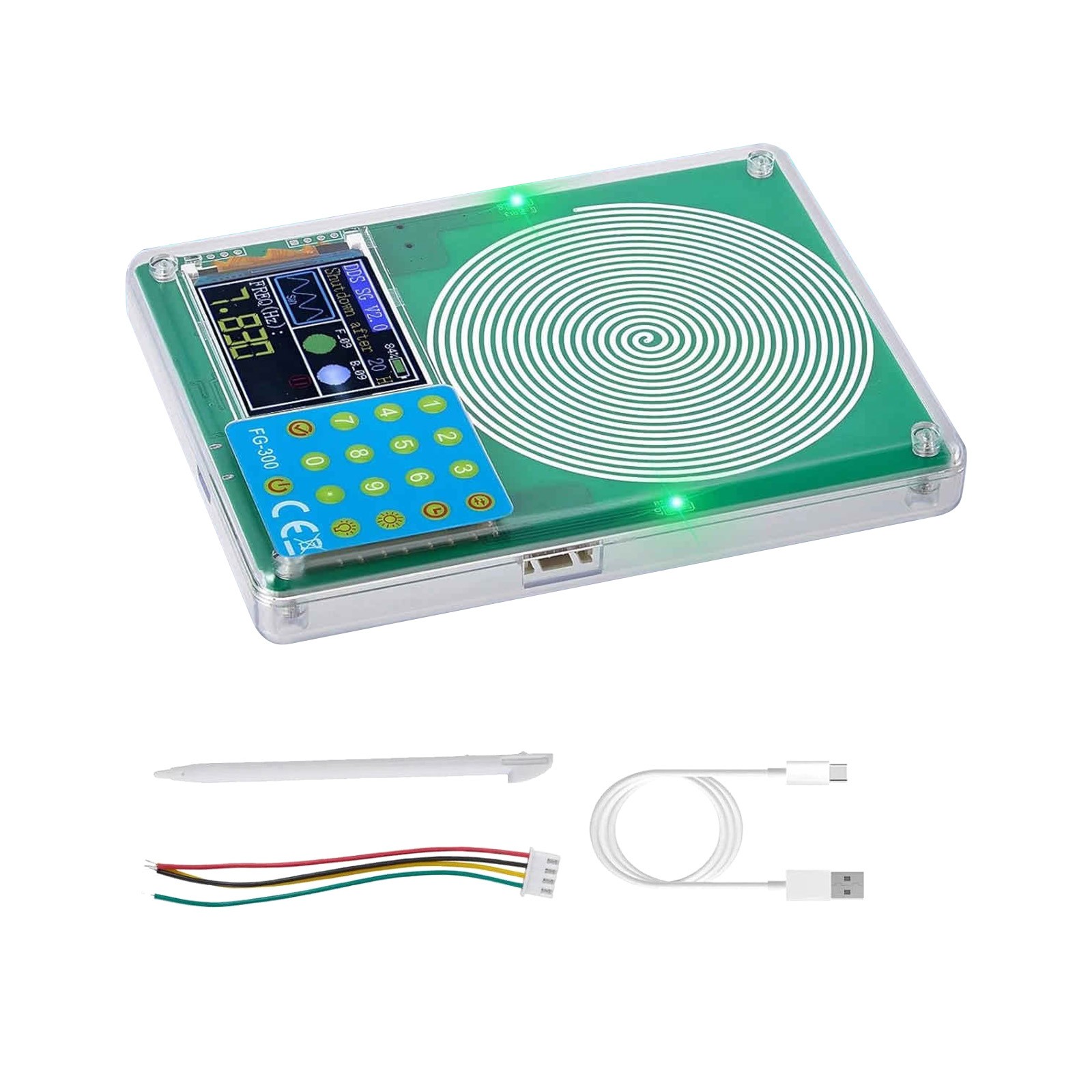 Low Frequency Wave Generator with 7.83Hz Default and 0.001Hz-200kHz Tuning