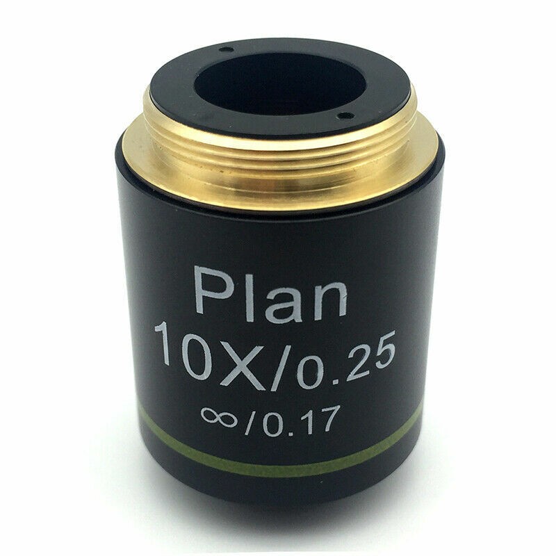 4X / 10X / 40X / 100X Infinity Plan Objective Lens 20.2mm RMS for Microscope