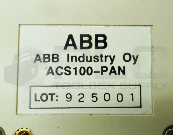 ABB ACS100-PAN DIGITAL PROGRAMMER DISPLAY