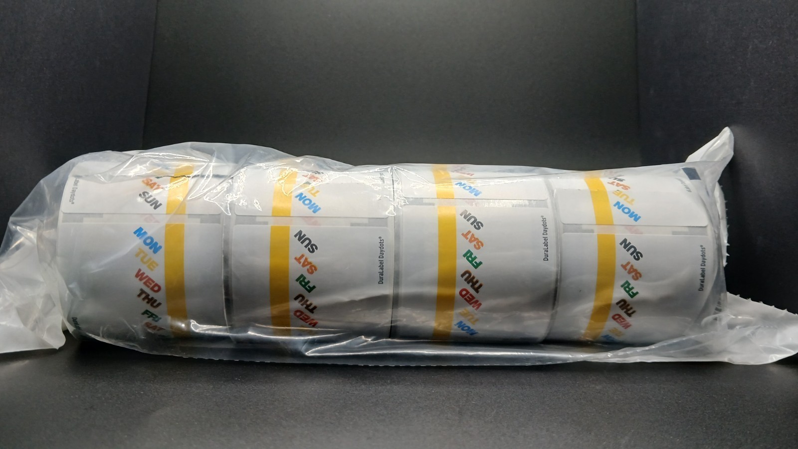 Ecolab DuraLabel Days of the Week Labels 2×2″ 4/300-Roll 1ea / Combine Shipping.