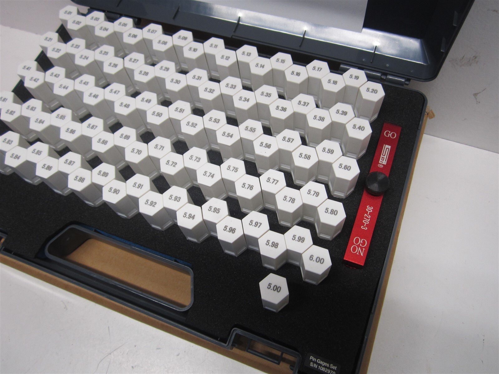 SPI (616-62062) 0.1969 to 0.2362″ Range Class ZZ Plug Gage Set – 101 Pieces