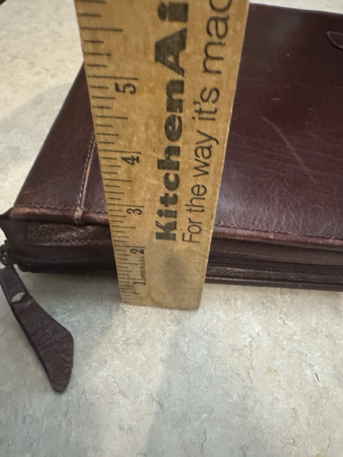 Vintage Franklin Quest Executive Planner Brown Leather 7 Ring Organizer