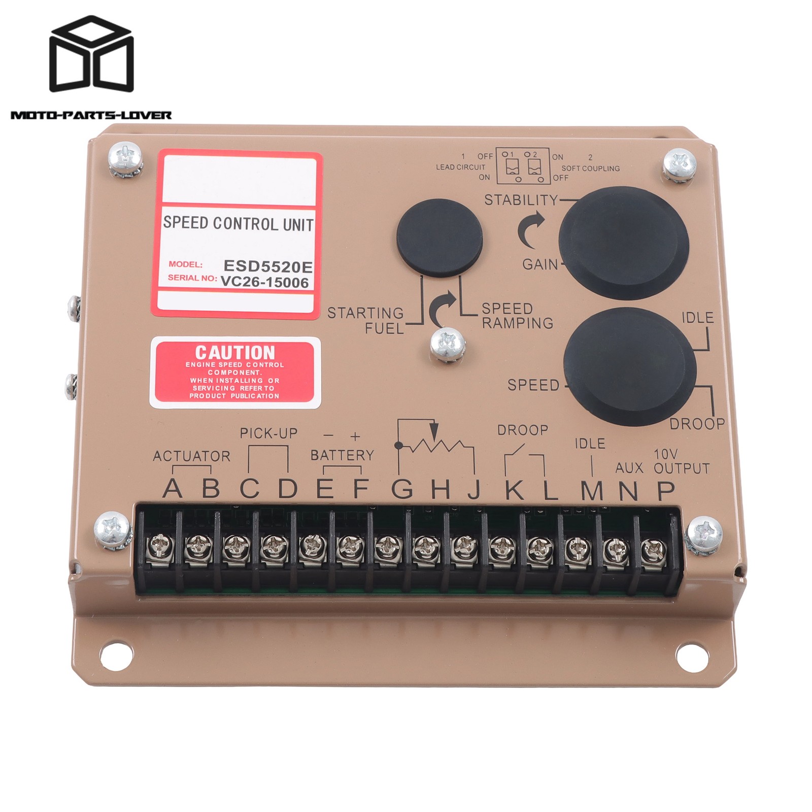 ESD5520E Engine Speed Control Module Generator Governor Controller