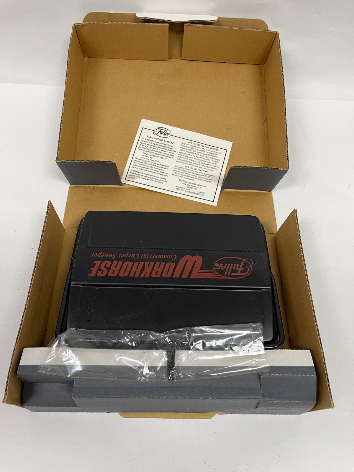 Fuller Brush Company Workhorse Commercial Manual Carpet Sweeper 39357 New