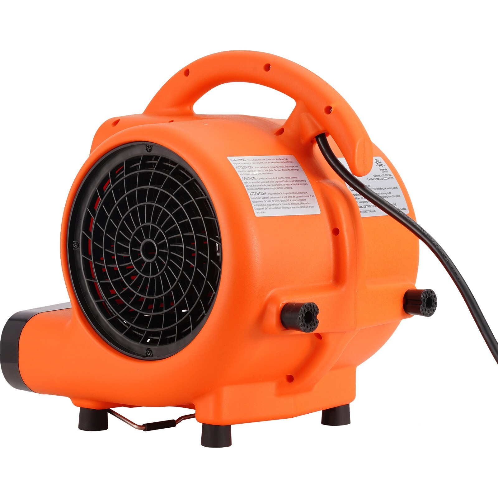 Floor Blower Fan Air Mover 1000 CFM 3-Speed 1/4 HP Floor Carpet Dryer