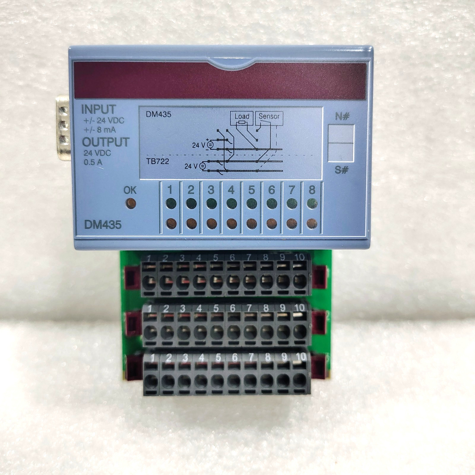 NEW B&R Automation 7DM435.7 Digital Mixed Module, 8 Inputs, 24 VDC