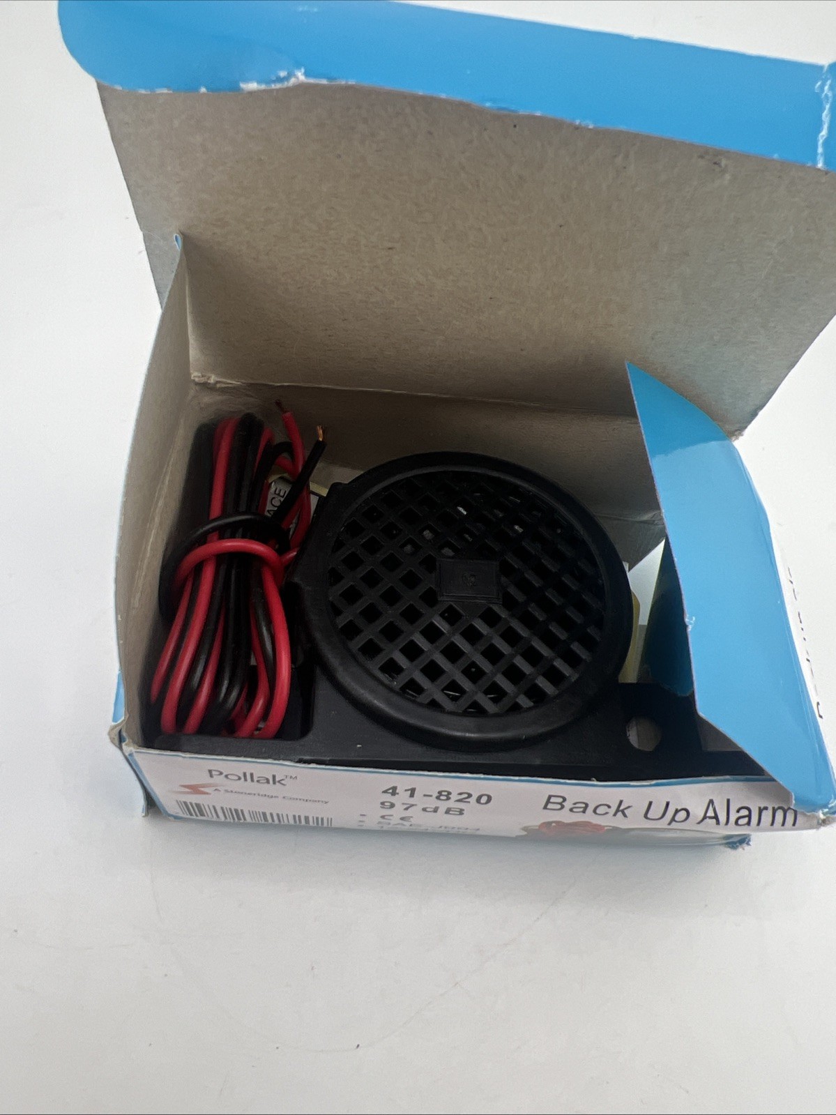 Pollak 41-820 Back-Up Alarm 97 dB New NO Mounting Screws