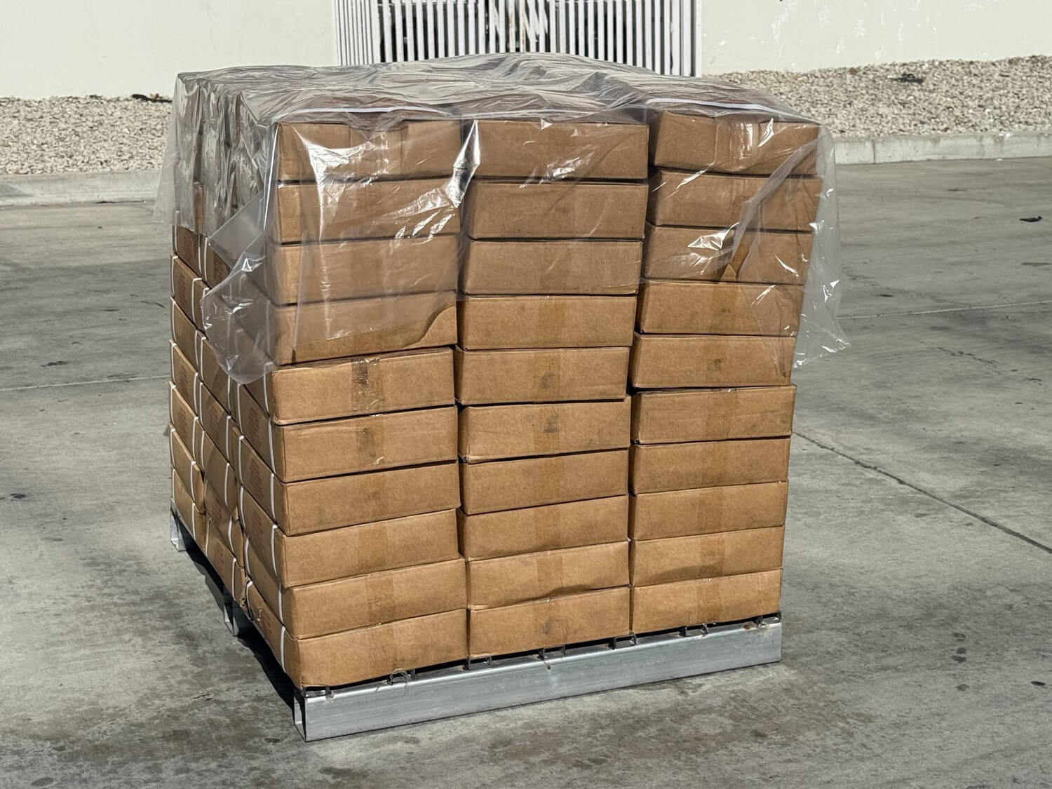 60″ x 60″ Clear Top Sheeting Pallet Covers – 1.25 Mil, USA Made – Sandbaggy