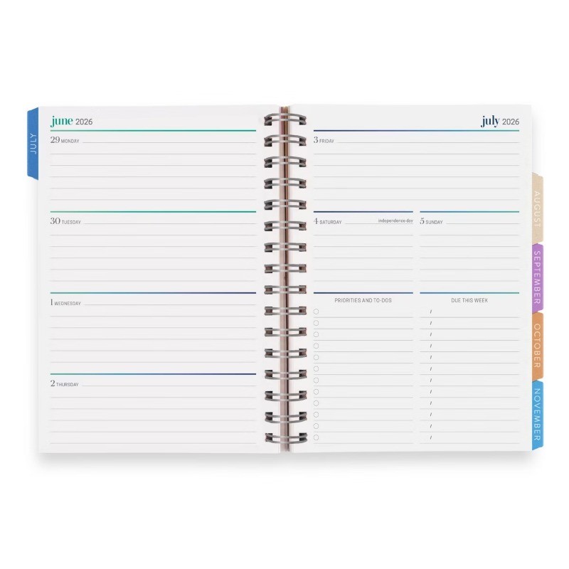 Inspired by Erin Condren 5.875″x8.25″ 2026-2027 Student Planner A5 Strawberries