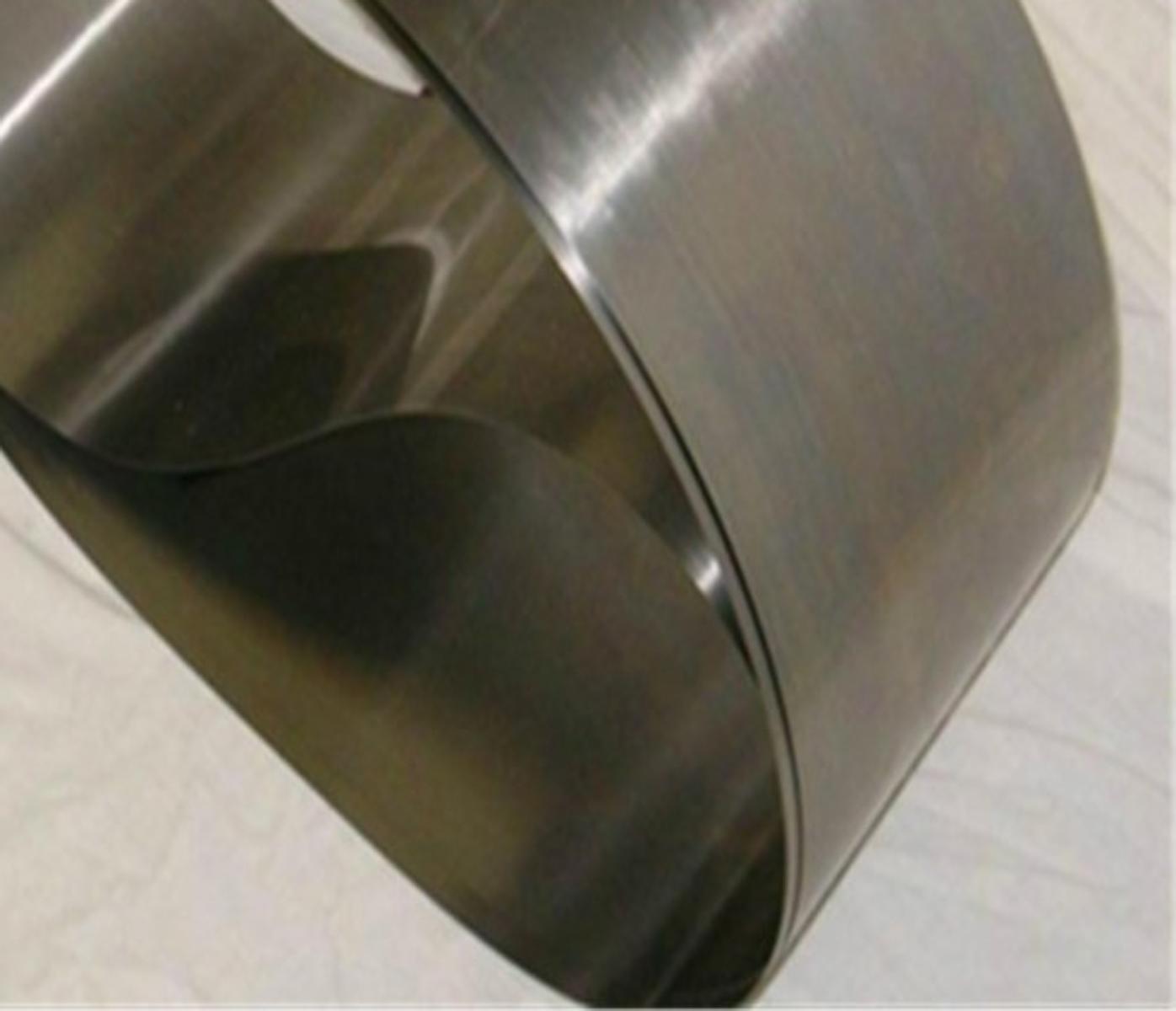 0.05mm ±10% x 100mm x 1000mm 99.995% Pure Iron Foil Fe Thin Sheet