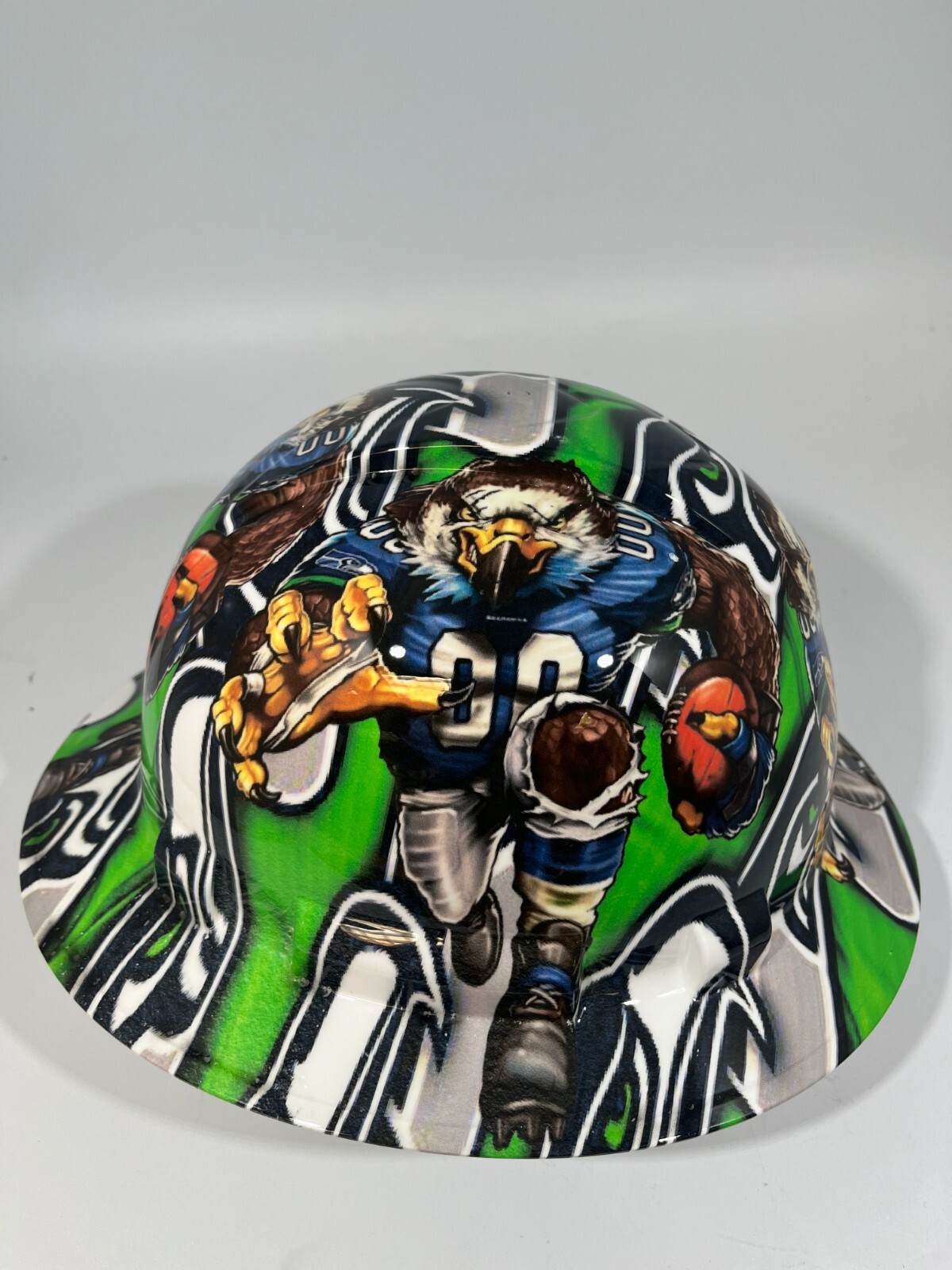 New Full Brim Hard Hat Custom Hydro Dipped SEATTLE SEAHAWKS