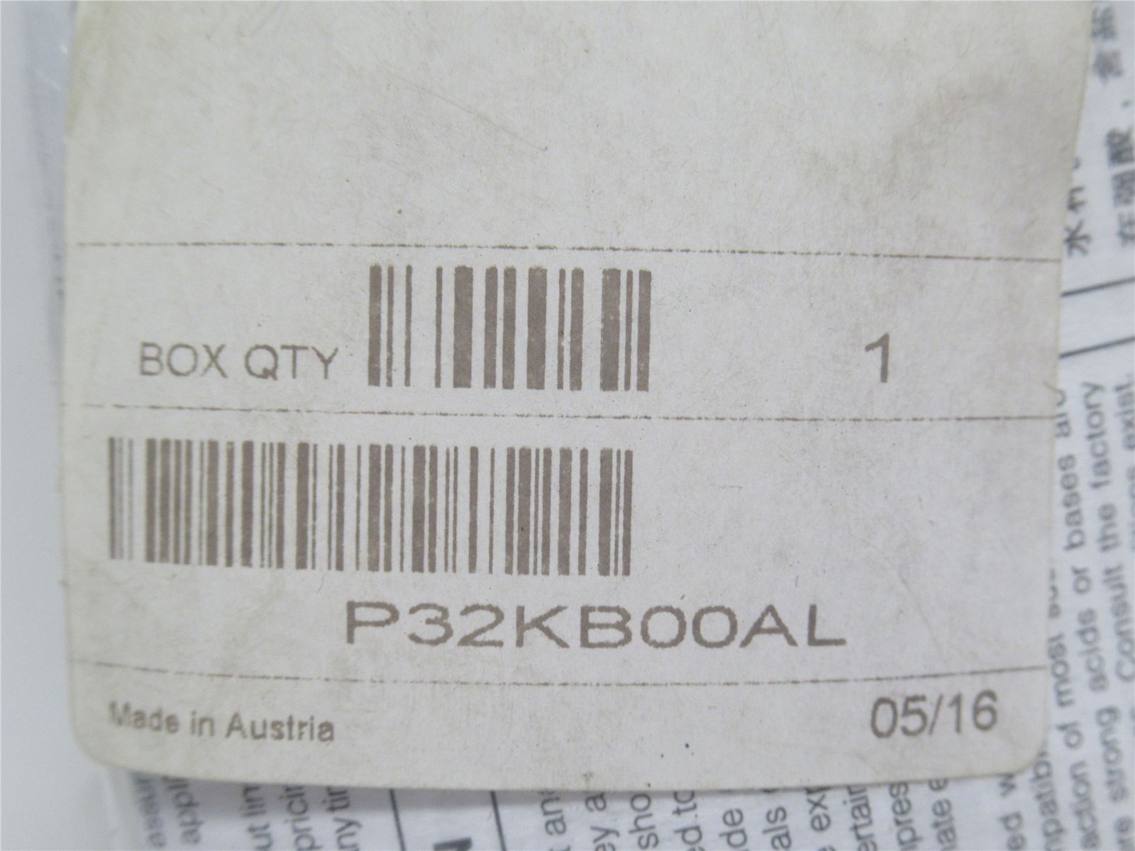 231247 New-No Box; Parker P32KB00AL Lot-3 Tamperproof Knob Covers; Series: AL