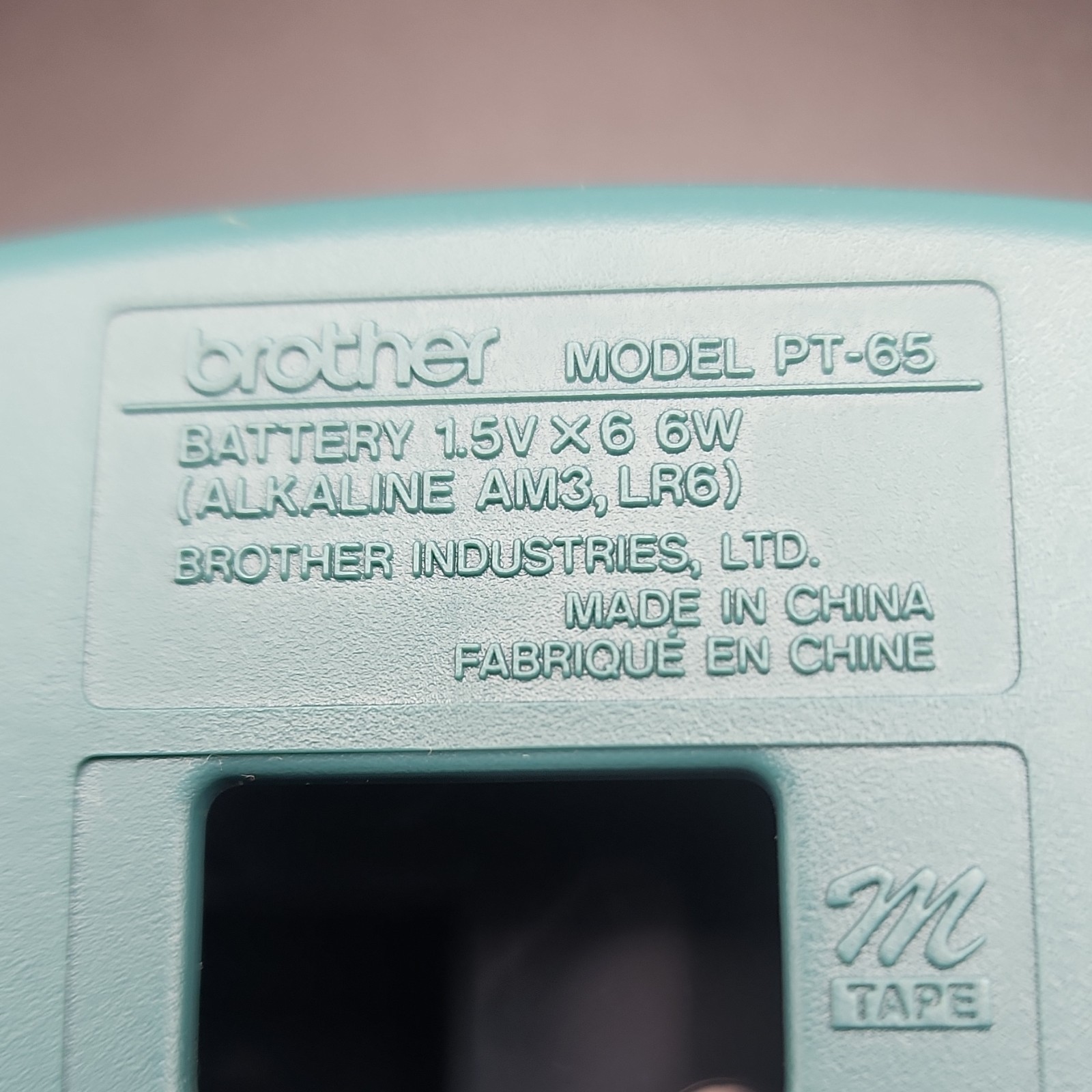 Brother PT-65 P-Touch Home & Hobby Label Maker.