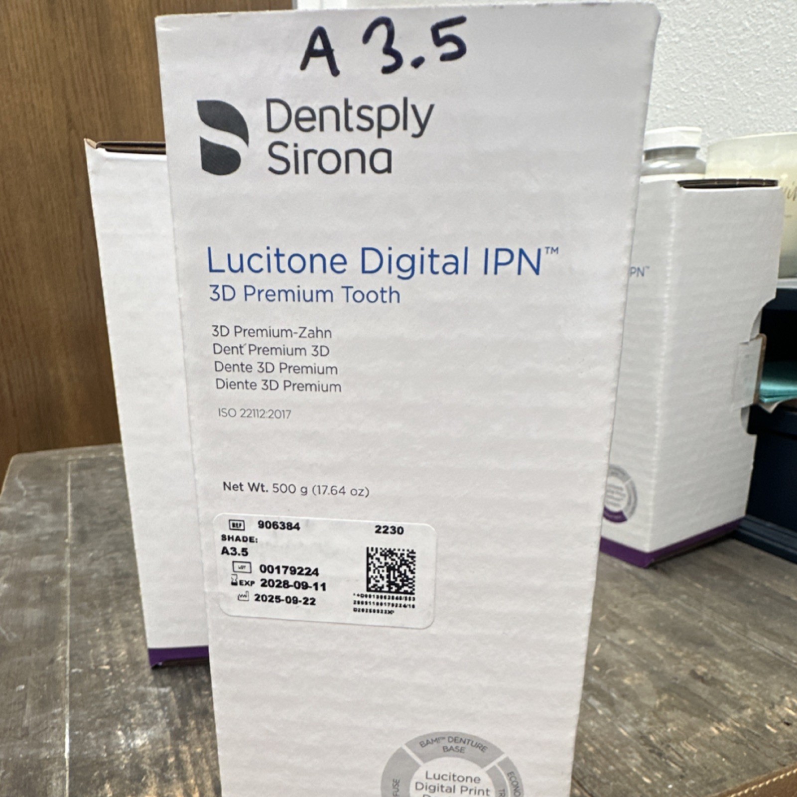 Dentsply Sirona Lucitone Digital IPN 3D Premium Tooth Shade A3.5
