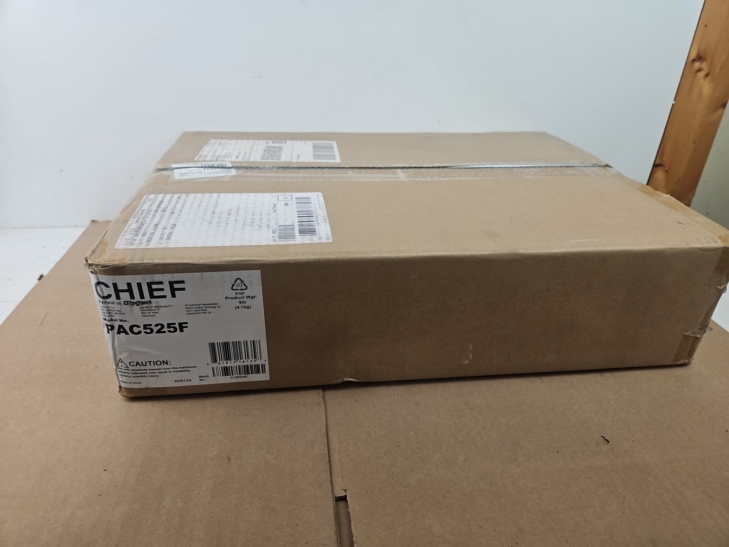 Chief PAC525F In-Wall Storage Box with Flange