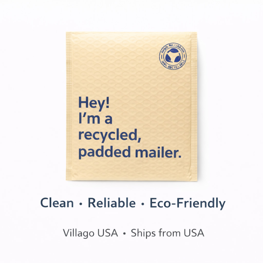 #2 Recycled Padded Bubble Mailers 8.5×11 Self Seal Eco Friendly 100 250 500